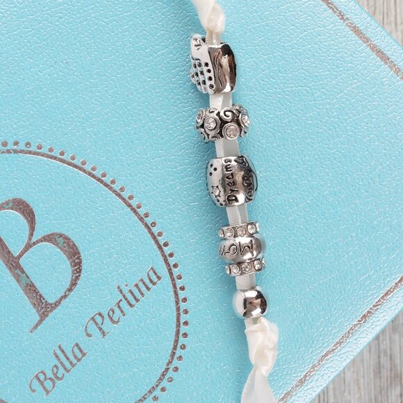 Bella Perlina Charm Bundle Set of 5 - Dream Charm, Mom Charm, Ship Charm & More - Picture 3 of 7